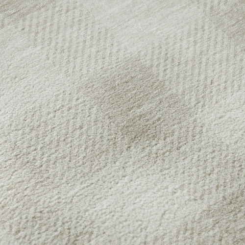 10' X 14' Ivory And Beige Plaid Washable Area Rug With UV Protection