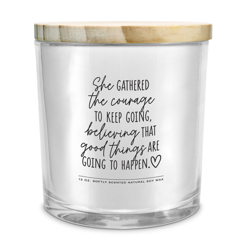 Soy Candle She Gathered The Courage 