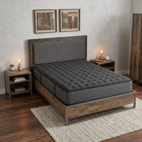 13" Copper Infused Split California King Gel Memory Foam Medium Hybrid Mattress