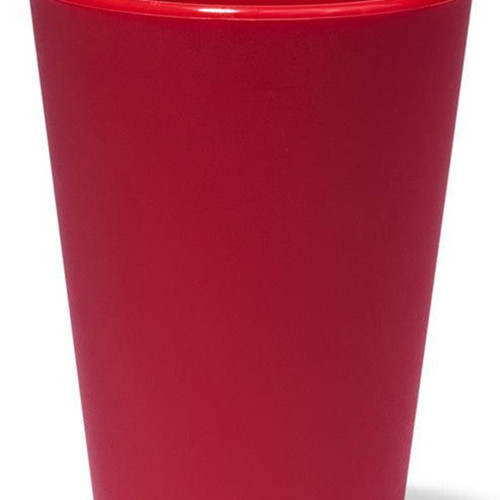 Red Silicone Straight Shape Stemless Pint Glass