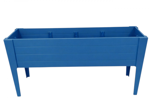 30" X 18" Blue Heavy Duty Plastic Rectangular Raised Garden Bed