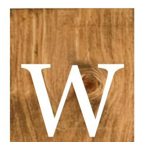 47" Natural And White Solid Wood Welcome Porch Sign