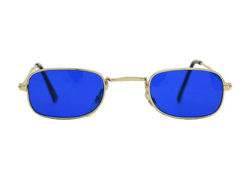 "Dusk" 1990's Vintage Micro Square Rectangle Sunglasses