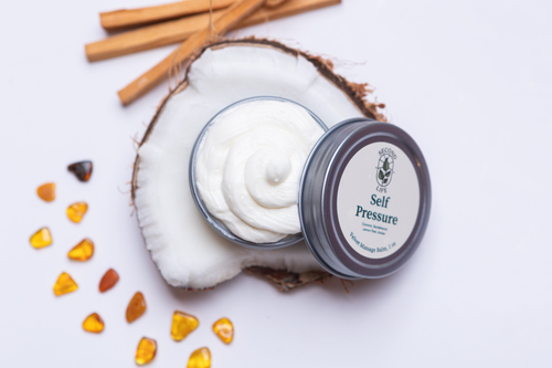 Velvet Massage Balm - 1 oz -[Self Pressure] Coconut & Sandalwood