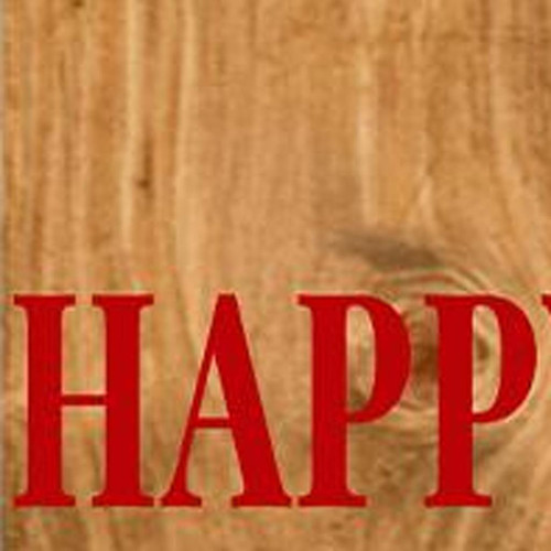 59" Natural Red White And Blue Solid Wood Happy July 4th Porch Sign