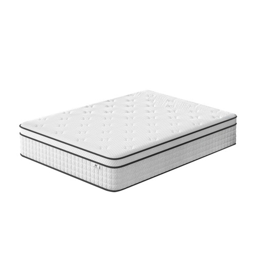 12" Twin Gel Memory Foam Medium Check Hybrid Mattress