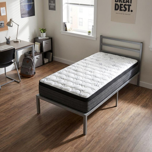 12" Twin XL Foam Plush Euro Top Hybrid Mattress