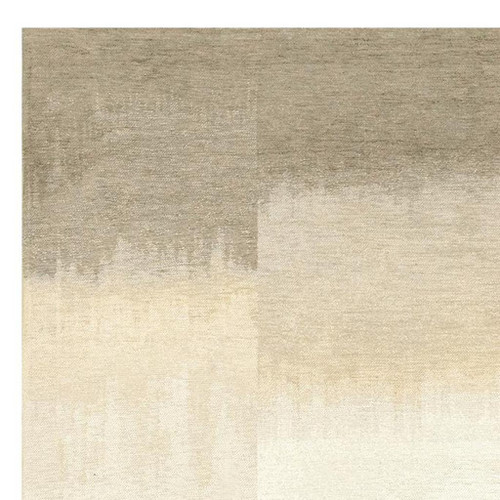 9' X 13' Gray And White Abstract Washable Area Rug With UV Protection
