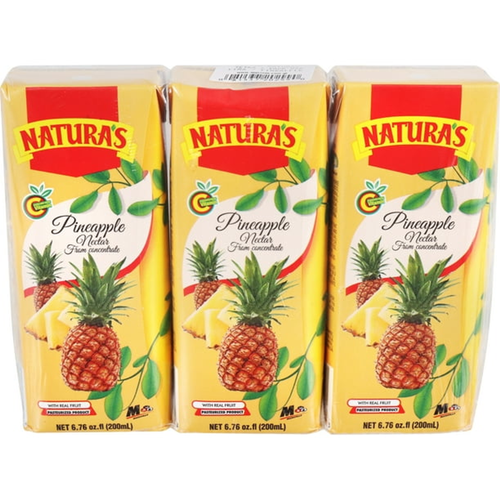 NATURA PINEAPPLE NECTAR 3 PACK 