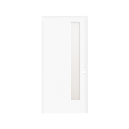 82" X 38" White Composite Prehung Door