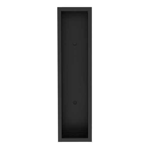 9" X 36" Black Metal Rectangular Pot Planter