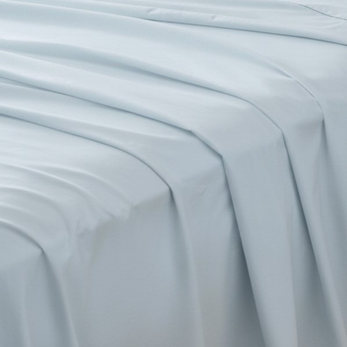 Light Blue Cotton King Pillowcases