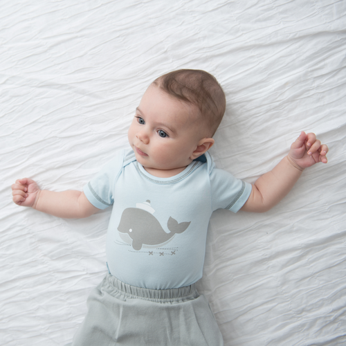Snc Boy Short Sleeve Bodysuit
