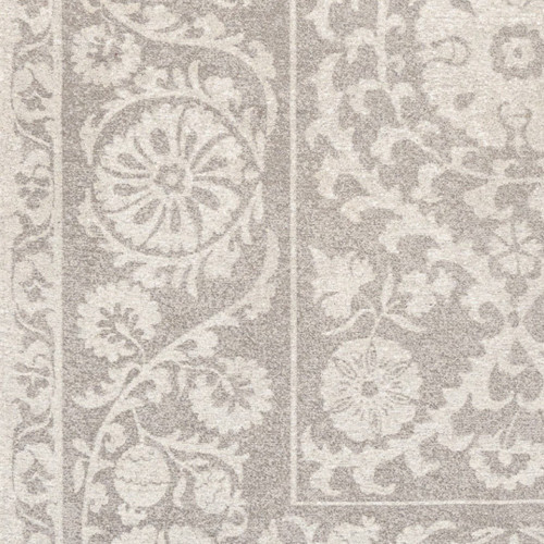 8' X 11' Beige And Gray Tribal Washable Area Rug With UV Protection