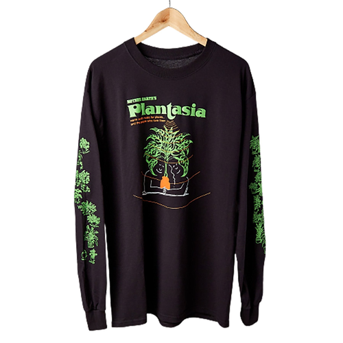 Plantasia 'Cover Art' Black - Long Sleeve