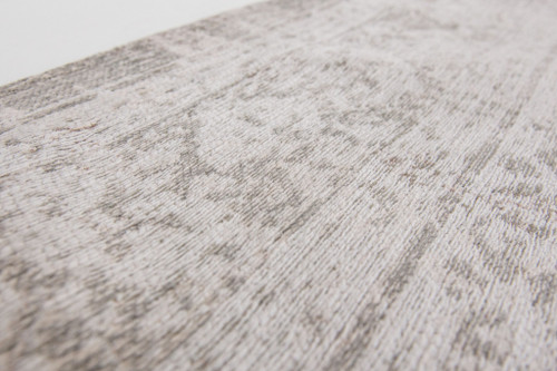 9' X 13' Beige And White Medallion ,Washable, Area Rug