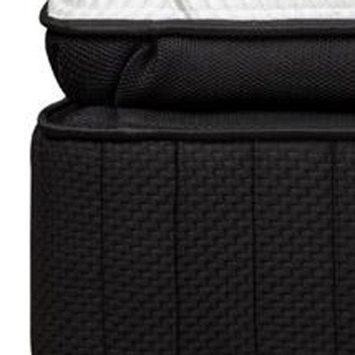 16" Graphite And Titanium Infused Queen Gel Memory Foam Ultra plush Hybrid Mattress