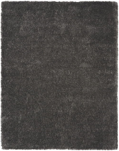 8' X 10' Gray Shag Area Rug
