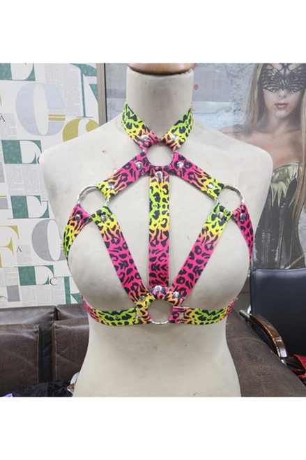 Print Stretchy Body Harness with Hardware