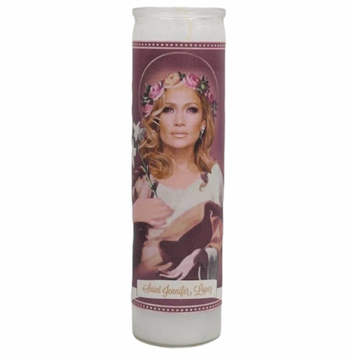 Jennifer Lopez Devotional Prayer Saint Candle