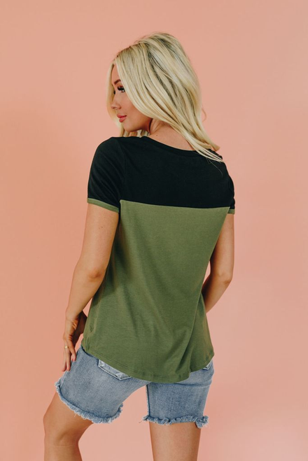 Howlett Color Block Pocket Tee