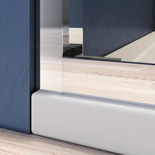 72" X 54" Tempered Glass Shower Door