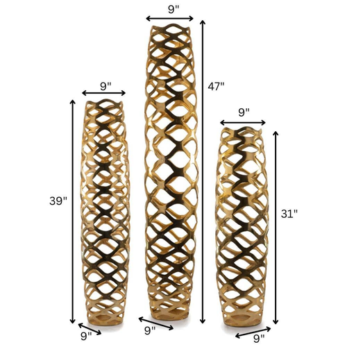 Onda LG Open Wave Barrel Floor Vase