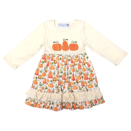 Fall Harvest Dress - 12-18 Months