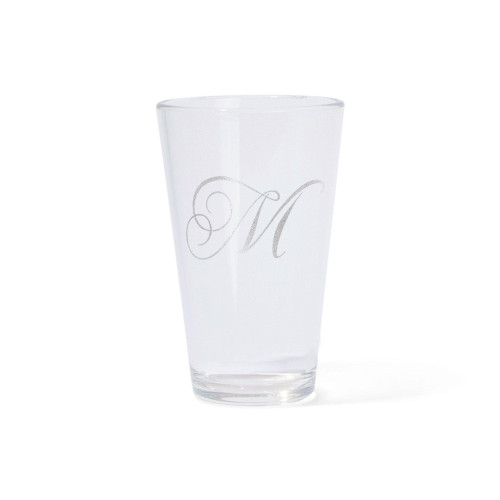 Clear Silicone Straight Shape Stemless Pint Glass