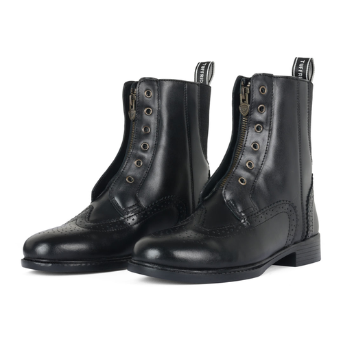 TuffRider Maverick Ladies Paddock Boots-Black-9