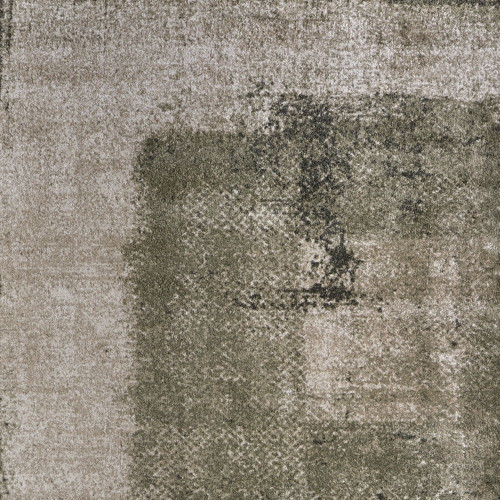 2' X 3' Green And Tan Abstract Distressed Area Rug