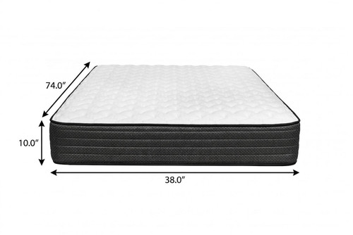10" Twin Foam Medium Hybrid Mattress