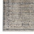 3' X 5' Ivory And Slate Gray Oriental Distressed Area Rug With Fringe