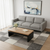Wood Floating Frame Coffee Table