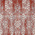 5' X 8' Red And Burgundy Damask Washable Indoor Outdoor Area Rug