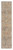 10' Ivory Blue And Orange Floral Medallion Distressed Runner Rug