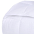 King White Cotton Plain Weave Striped Blanket