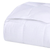 King White Cotton Plain Weave Striped Blanket