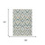 10' X 14' Teal Blue And Copper Tribal Washable Indoor Outdoor Area Rug