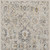 8' Cream Black And Yellow Floral Distressed Runner Rug