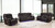 210" X 120" X 123" Brown Power Reclining Sofa Set