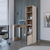 39" Gray Wood Executive Desk