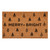 17" X 29" Brown And Natural Christmas Trees Merry and Bright Outdoor Coir Door Mat