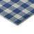 10' X 14' Navy Blue And Ivory Plaid Washable Area Rug With UV Protection