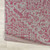5' Light Gray And Fuchsia Square Medallion Indoor Outdoor Area Rug