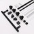76" X 48" Tempered Glass Shower Door