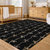 5' X 8' Black And Gray Southwestern Washable Indoor Outdoor Area Rug