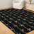 5' X 8' Black And Gray Southwestern Washable Indoor Outdoor Area Rug
