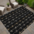 5' X 8' Black And Gray Southwestern Washable Indoor Outdoor Area Rug