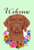 Vizsla- Best of Breed Welcome Flowers Garden Flag 